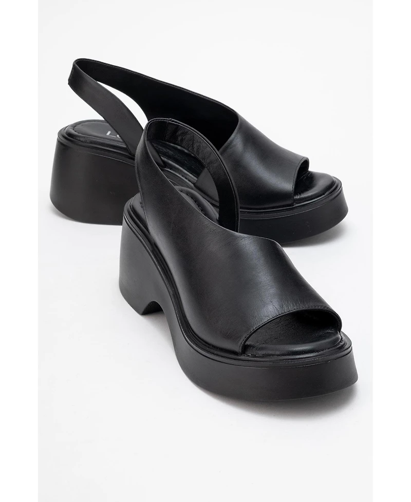 Roy Leather Wedge Sandal (Women)