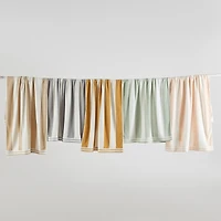 Linery & Co. 100% Cotton Velour Cabana Stripe Beach Towel, 4 Pack - 30" x 60"