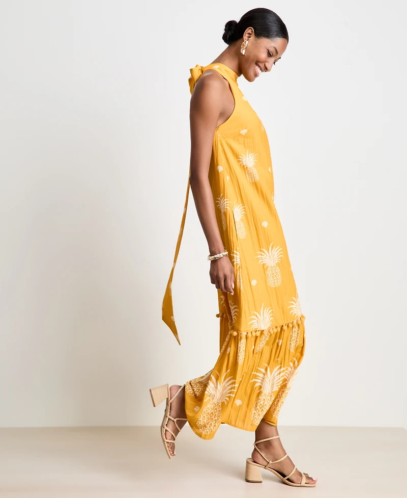 Women's Pineapple-Print Maxi Dress, Macy's Exclusive - On 34th | Alix Friedberg Capsule Collection