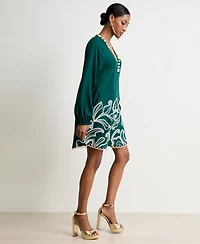 Women's Embroidered A-Line Dress, Macy's Exclusive - On 34th | Alix Friedberg Capsule Collection