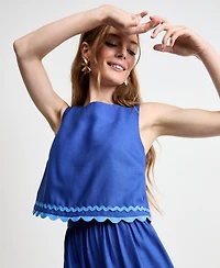 Women's Ric Rac Applique Top, Macy's Exclusive - On 34th | Alix Friedberg Capsule Collection