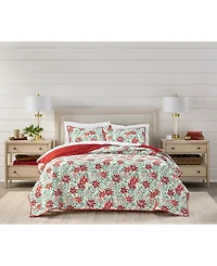 Holiday Lane Poinsettia Quilt Set, Full/Queen, Macy's Exclusive