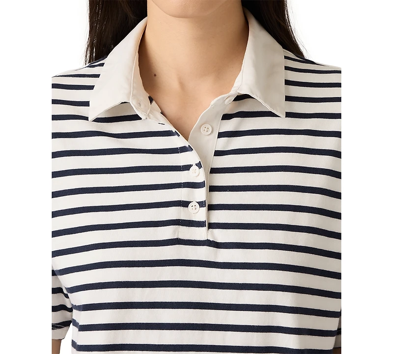Levi's Women's Cotton Aries Rugby Polo Top
