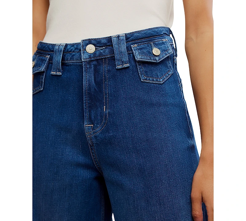 Free People Women's Kellee High Rise Palazzo Jeans