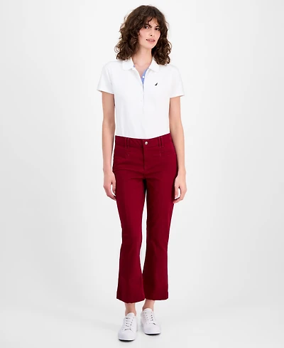Nautica Jeans Women's Stretch Twill Demi Bootcut Pant