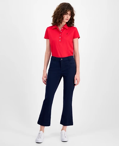 Nautica Jeans Women's Stretch Twill Demi Bootcut Pant