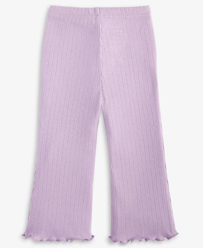 First Impressions Baby Girls Pointelle Flare Leggings