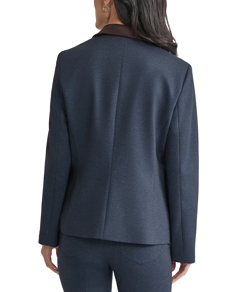 Jones New York Petite Faux Double-Breasted Jacket