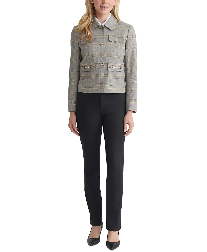 Jones New York Petite Glen Plaid Jacket