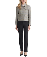 Jones New York Petite Glen Plaid Jacket