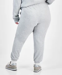 Love Tribe Trendy Plus Grinch Wreath Graphic Sweatpants