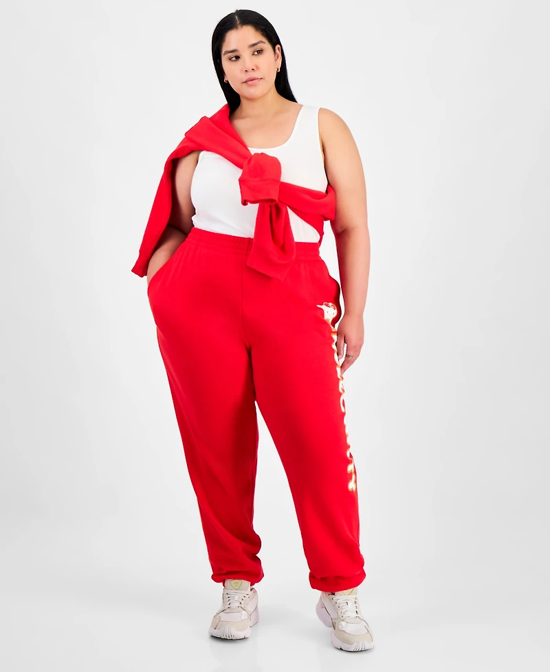 Love Tribe Trendy Plus Hello Kitty Holiday Sweatpants