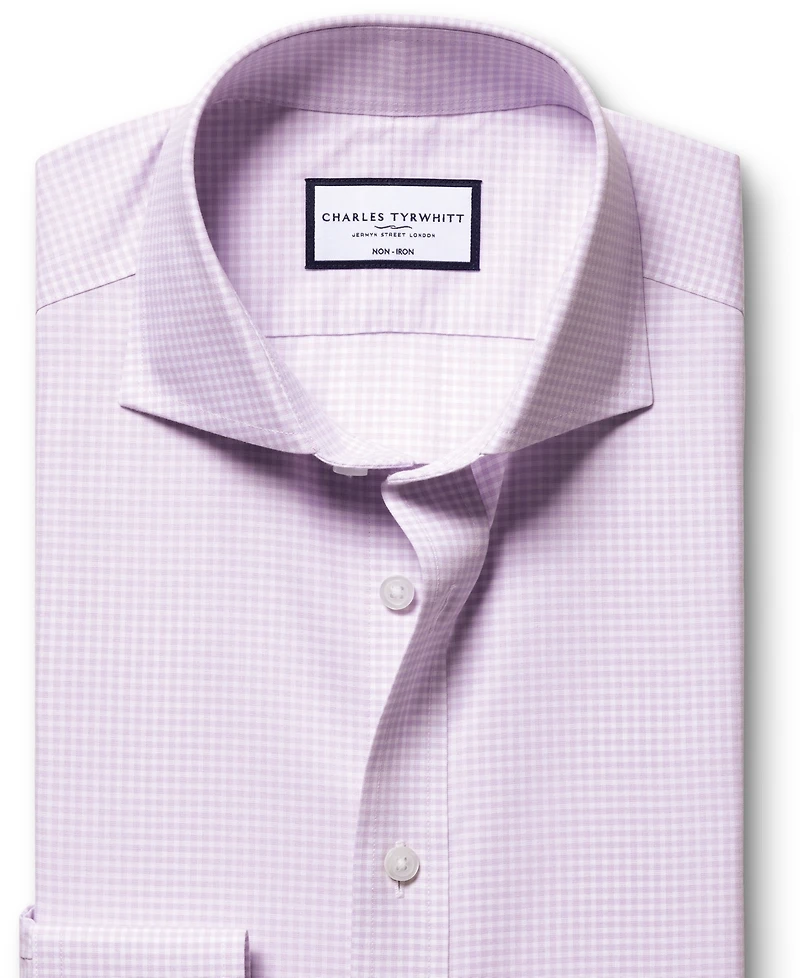 Charles Tyrwhitt Men's Non-Iron Gingham Dress Shirt