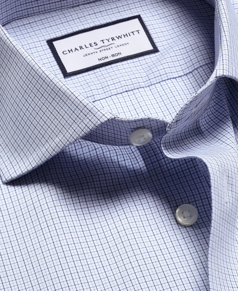 Charles Tyrwhitt Men's Non-Iron Check Dress Shirt