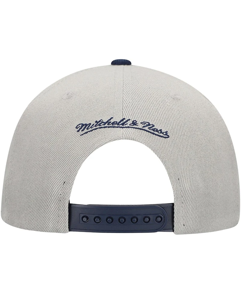 Mitchell & Ness Men's Gray Seattle Mariners Knock Out Panel Snapback Hat