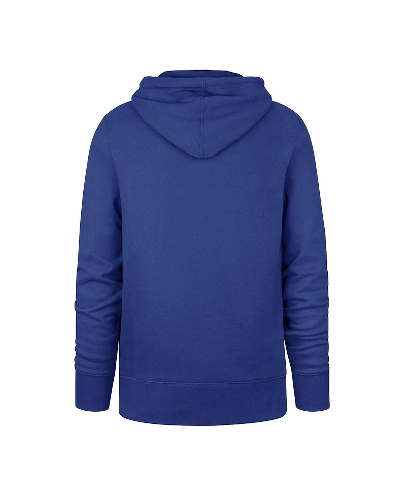 '47 Brand Men's Royal New York Mets Big Tall Velocity Fleece Pullover Hoodie