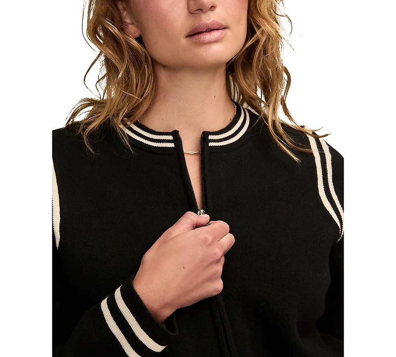 Lucky Brand Women's Zip-Up Long-Sleeve Bomber Jacket