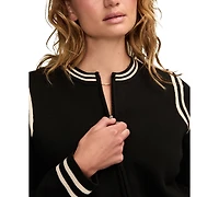 Lucky Brand Women's Zip-Up Long-Sleeve Bomber Jacket