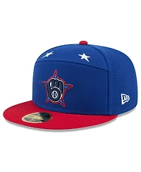 New Era Men's Blue/Red Milwaukee Brewers 2025 Mlb All-Star Game Workout Side Patch 59FIFTY Fitted Hat