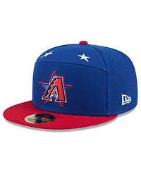 New Era Men's Blue/Red Arizona Diamondbacks 2025 Mlb All-Star Game Workout Side Patch 59FIFTY Fitted Hat