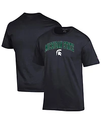 Champion Men's Black Michigan State Spartans Arched Logo T-Shirt
