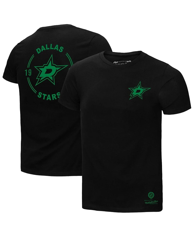 Mitchell & Ness Men's Black Dallas Stars Penalty Box 2.0 T-Shirt