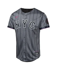 Nike Big Boys and Girls Juan Soto Gray New York Mets City Connect Limited Jersey