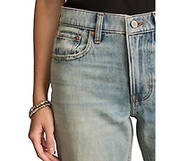 Lucky Brand Women's Cotton Mid-Rise Tapered Boy Jeans