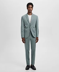Mango Men's Stretch Fabric Super Slim-Fit Suit Pants