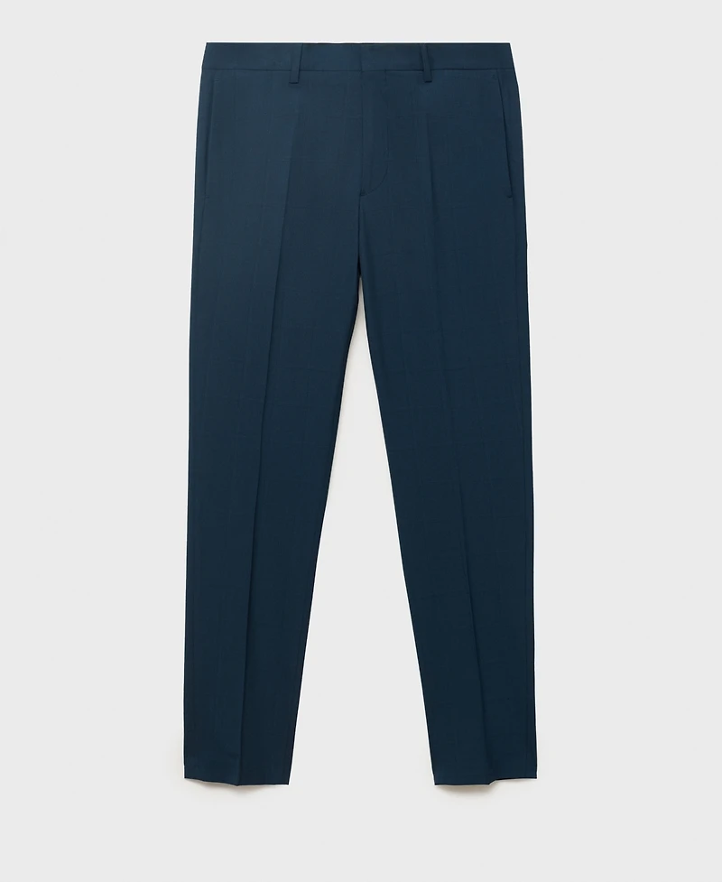 Mango Men's Stretch Fabric Super Slim-Fit Suit Pants