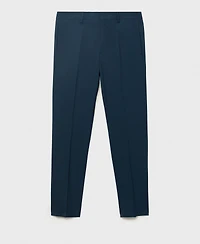 Mango Men's Stretch Fabric Super Slim-Fit Suit Pants