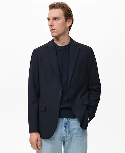 Mango Men's Verner Slim-Fit Cotton Blazer