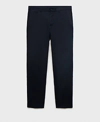 Mango Men's Slim-Fit Linen Pants