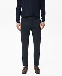 Mango Men's Prato Cropped Tapered Chino Pants