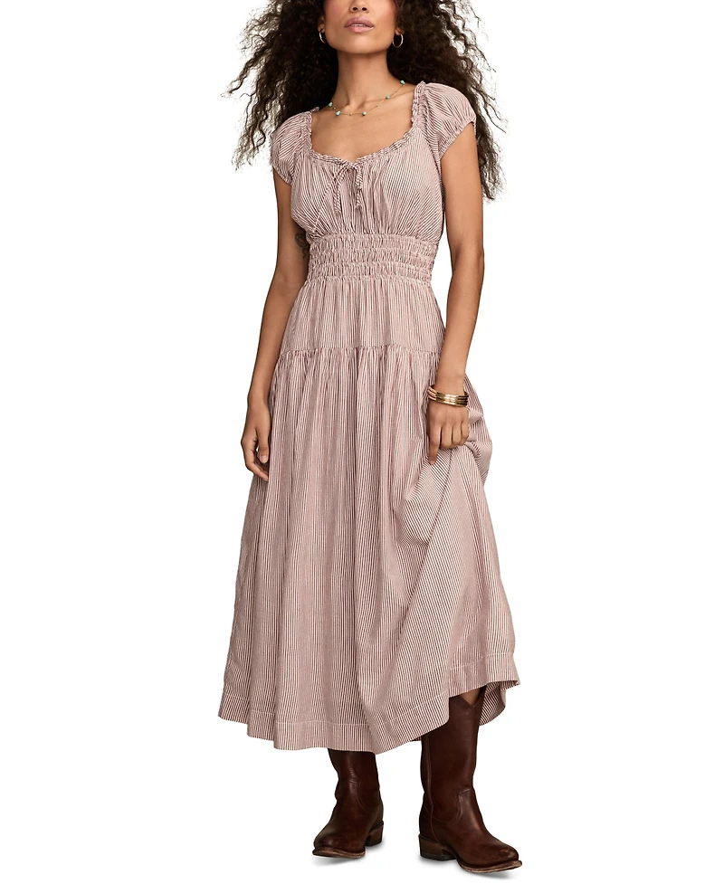 Lucky Brand Women's Light My Fire Maxi Slip Dress
