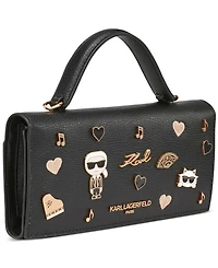 Karl Lagerfeld Paris Jacqueline Small Crossbody Wallet