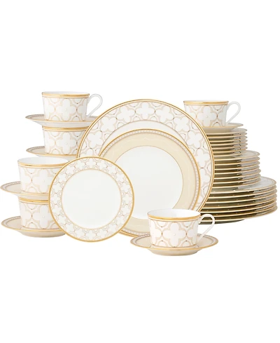 Noritake Trefolio 40-Pc. Dinnerware Set, Service for 8