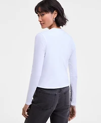 On 34th Women's Long-Sleeve Top, Macy's Exclusive