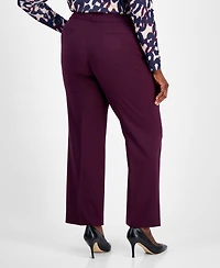 Tahari Asl Plus Flare-Leg Pants