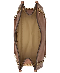 Lauren Ralph Bradley Small Pebbled Leather Tote Bag