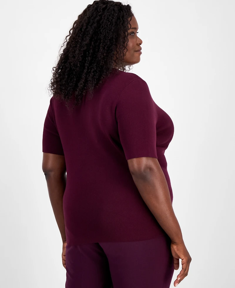 Tahari Asl Plus Sweater T-Shirt