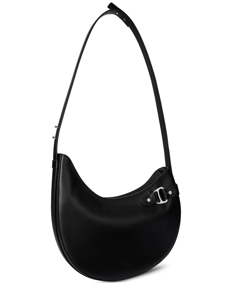 Lauren Ralph Leather Medium Tasha Shoulder Bag