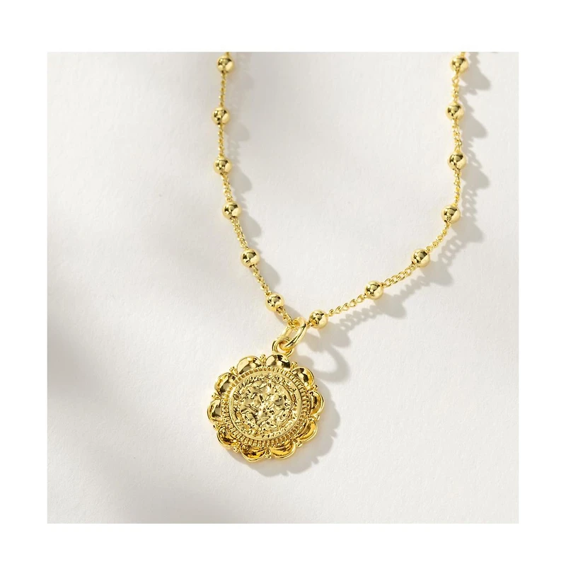 14k Gold-Plated Atocha Pendant Necklace
