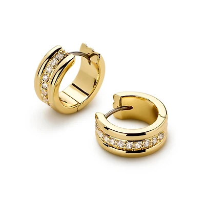 Ana Luisa Huggie Earrings - Asher Triple