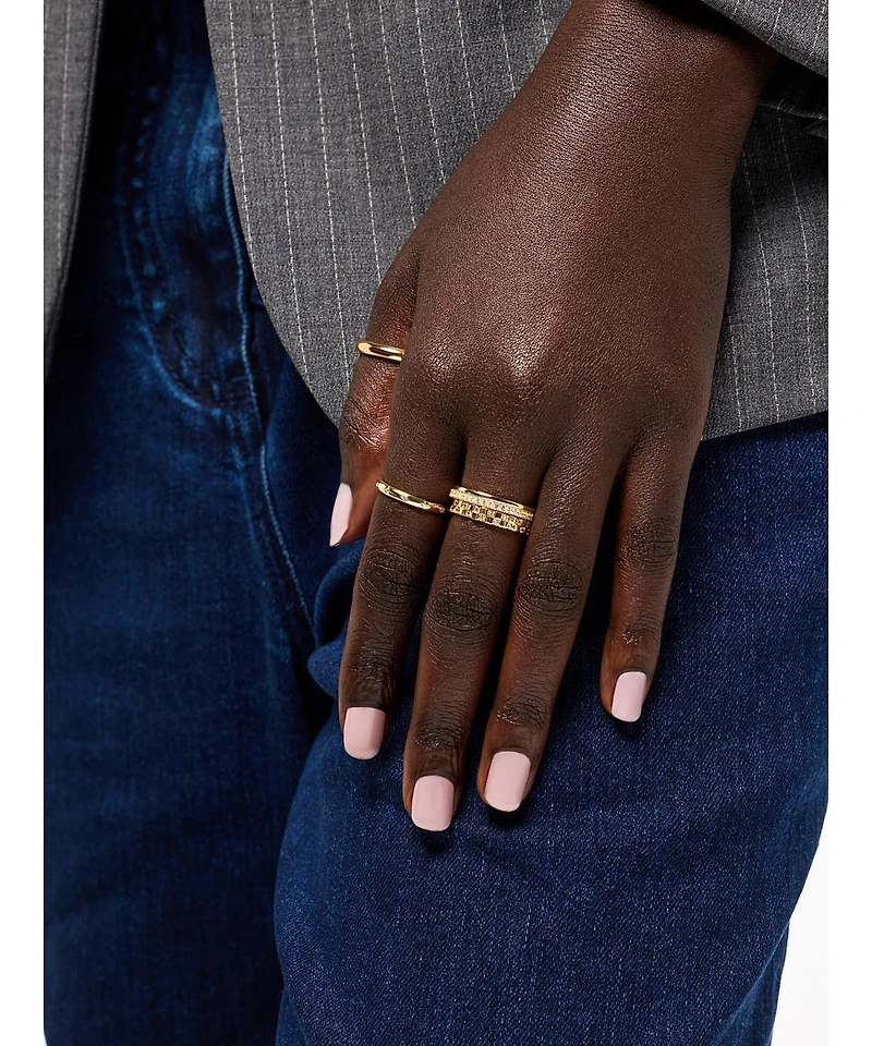 Ana Luisa Gold Band Ring - Eden