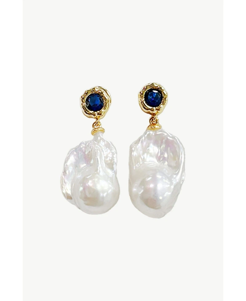 Classicharms Skyler Freshwater Baroque Pearl Drop Earrings