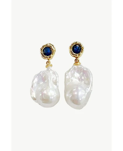 Classicharms Skyler Freshwater Baroque Pearl Drop Earrings