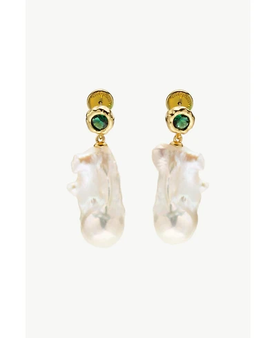 Classicharms Skyler Freshwater Baroque Pearl Drop Earrings