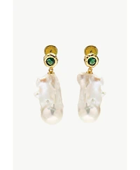 Classicharms Skyler Freshwater Baroque Pearl Drop Earrings