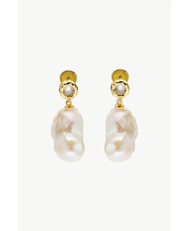 Classicharms Skyler Freshwater Baroque Pearl Drop Earrings